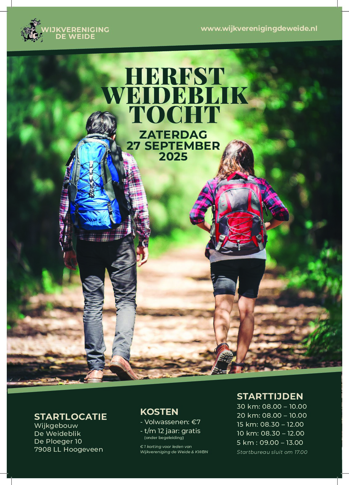Wandeltocht 27 sept.